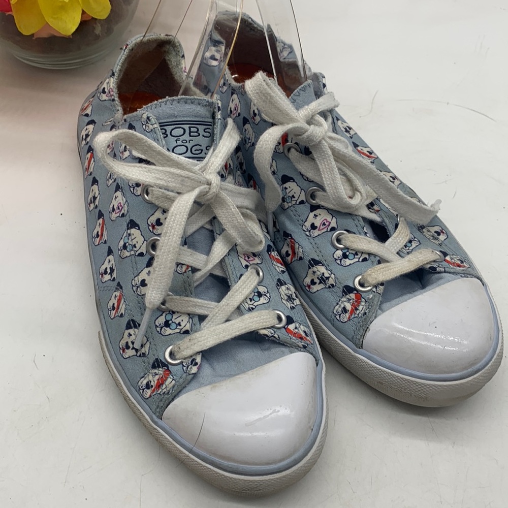 Bobs for Dogs Light Blue White 8.5 SKT4640A